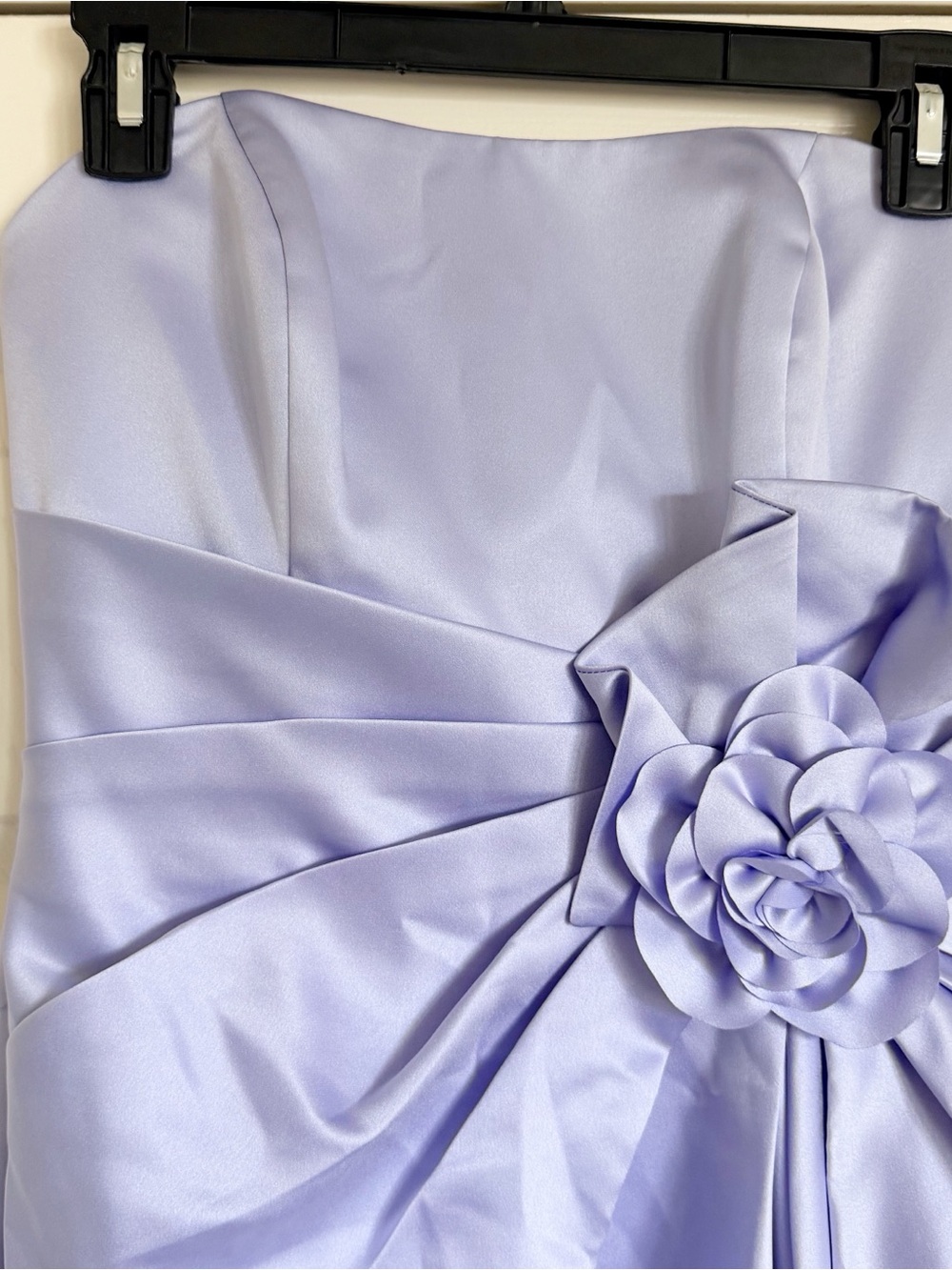 Allure Bridal Lilac Satin Bridesmaid Special Occasion Dress - Picture 2 of 7